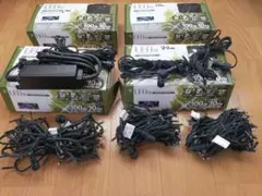 LED球イルミネーションライト　ストレートタイプ【10m2箱+20m2箱セット】