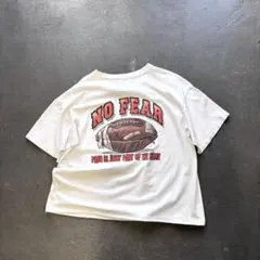 90s NO FEAR モーションロゴ Tシャツ USA製 L シングルステッチ - メルカリ