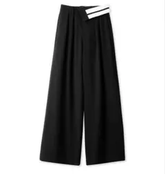 SNIDEL ウエストデザインワイドパンツ