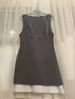 ZARA フリル ミニワンピース