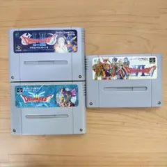 【動作確認済】ドラゴンクエスト Ⅰ・Ⅱ Ⅲ Ⅵ 3本セット スーパーファミコン