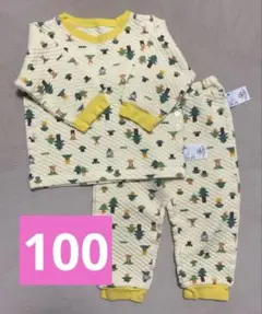ディズニー ユニクロ　キルトパジャマ 100