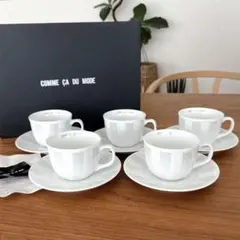 COMME CA DU MODE ノリタケ カップ&ソーサー 5客セット 箱付