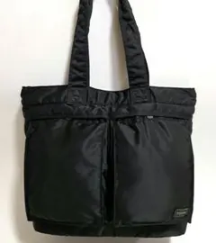 《 상태좋음 》PORTER『탱커』토트 백 黒