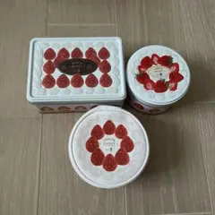 メリーチョコレート缶2個➕ポーチセット