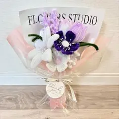 期間限定価格 モールフラワー 卒園 卒業 花束 ブーケ 送別 記念品 プチギフト