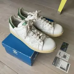 adidas StanSmith ホワイト/グリーン アディダス※クリーニング済