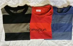 homspunＴシャツ3枚セットのサムネイル