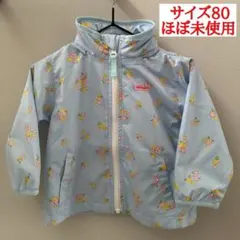 Hot Biscuits MIKIHOUSE 水色 花柄 ナイロン ジャケット