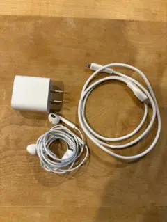 アップル純正　充電機　イヤホン