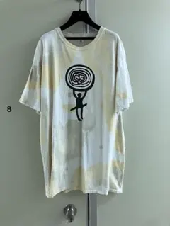 〓Sasquatch Fabrix.〓黄×ベージュ タイダイ ぐるぐる Tシャツのサムネイル