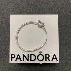 PANDORA パンドラ バタフライ クラスプ ブレスレット　蝶々　17cm