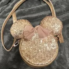 ミ二ー ピンクゴールドショルダーバッグ