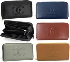 シャネル CHANEL タイムレスクラシック キャビアスキン ウォレット