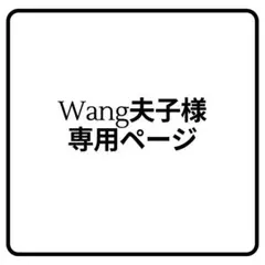 Wang夫子様専用ページ