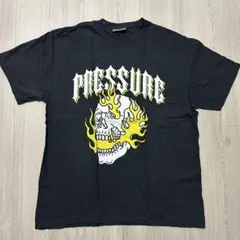 PRESSURE FLAMING RED SKULL TEEのサムネイル