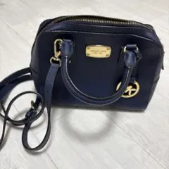 MICHAEL KORS ネイビー ショルダーバッグ