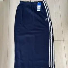 adidas JD4607 ネイビー ロングスカート M