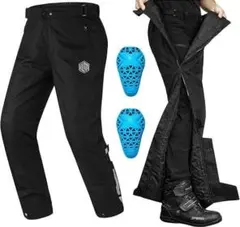 2XLバイク パンツ ウインターオーバーパンツ ヒートプロテクトオーバーブラック
