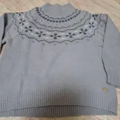 120cmキッズセーター　tete　a　tete着画あり