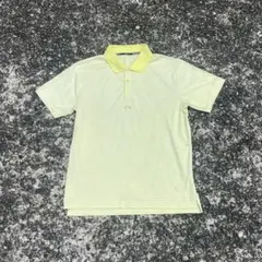00’s OAKLEY 刺繍ロゴ　オークリー ポロシャツ 半袖 メンズ イエローのサムネイル