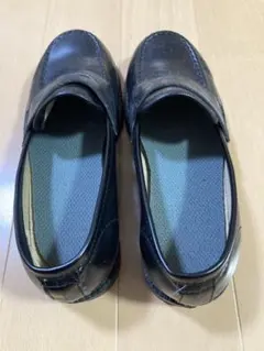 【19.0㎝】黒いローファー フォーマルシューズ