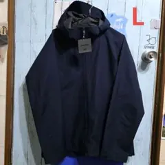 ユニクロ ブロックテックパーカ 3Dカット ネイビー l