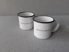 DEAN & DELUCA ホーローマグ ホワイト 180ml 2個セット