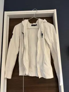 Polo Ralph Lauren ホワイト フード付きパーカー XS