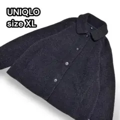 ユニクロ レディース ボアジャケット 大きいサイズ ショート丈コート【XL】防寒