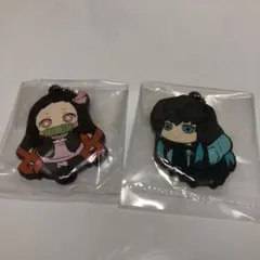 鬼滅の刃 ラバーストラップ 禰豆子 無一郎
