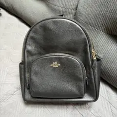 COACH 黒 レザー バックパックのサムネイル