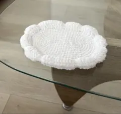 【ハンドメイド】もこもこアクセサリートレイ 小物置き インテリア雑貨 雲 くも