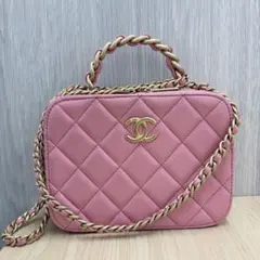 CHANEL バニティ　ピンク ショルダーバッグ