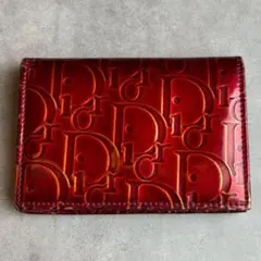 Christian Dior トロッター　パテントレザー　名刺入れ カードケース