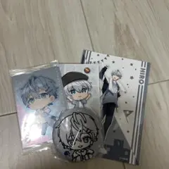 ヒロ プロマイドとカードと缶バッジカラフルピーチまとめ売り