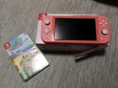 [U☆様専用] スイッチライト コーラル 保証あり ソフト、メモリーカード付き