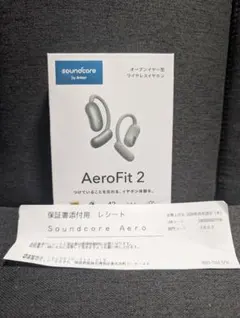 【新品・未開封】Anker AeroFit 2 パールホワイト 保証用レシート付 新品・未開封】Anker AeroFit 2 パールホワイト 保証用レシート付