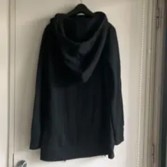 SEANA ロングパーカー ブラック