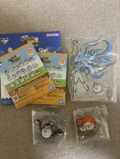 一番くじ　にゃんこ大戦争　アクスタ3種