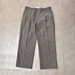 スラックス テーパードパンツ グレー タッグ入り スーツ トラッド きれいめ