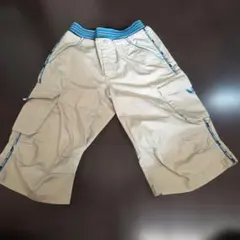 ベージュ カーゴハーフパンツ 140