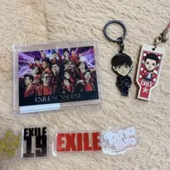 EXILEアクリルキーホルダー　フレークシール等　佐藤大樹
