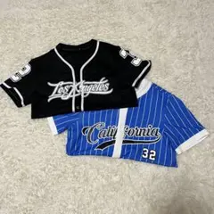 SHEIN ユニフォーム風シャツ2点セット