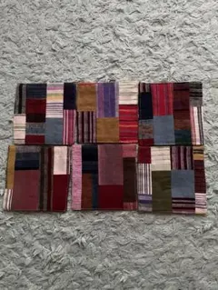 パッチワーク布製コースター6枚セット