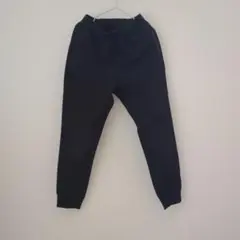 UNIQLO KIDS ロングパンツ 130 ブラック ジョガーパンツ