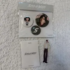Snow Man　ポップアップ　缶バッチ　フォトカ　シール　台湾　台北　目黒蓮