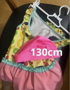130cm フルーツ柄 ワンピース水着