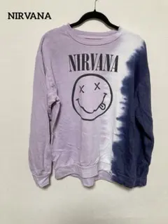 NIRVANA 1点限り タイダイ 長袖トレーナー 【2x】メンズ古着 おしゃれ