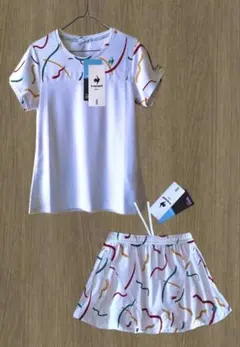 ルコック、シャツ＆スコート　上下セット